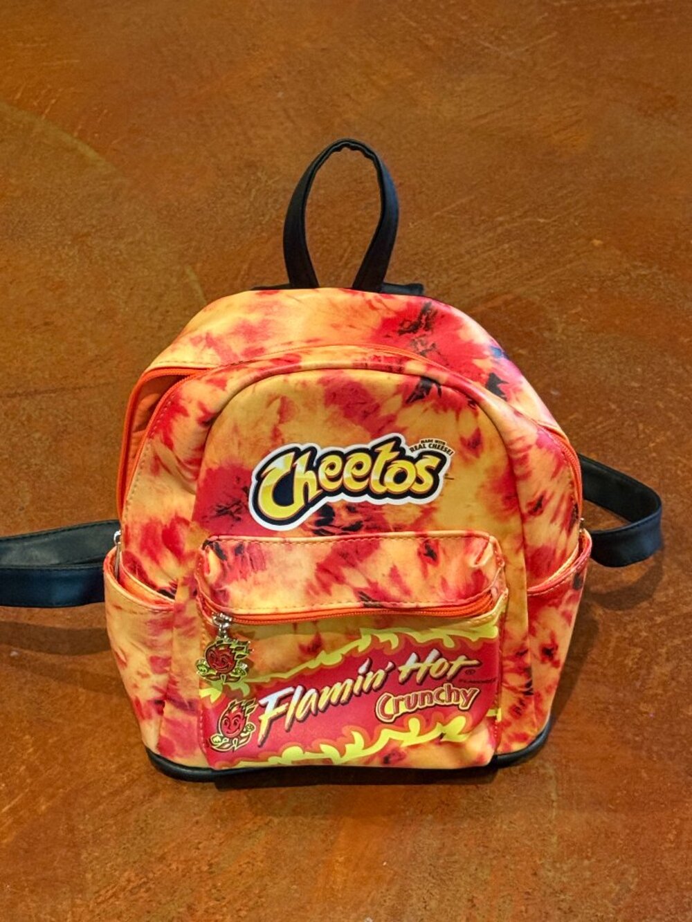 Hot Topic Cheetos Flamin' Hot Crunchy Mini Backpack Like New